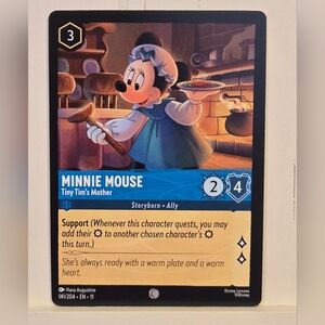 Disney Lorcana Winterspell Minnie Mouse Tiny Tim's Mother 141/204 Card